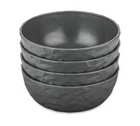 Koziol Club bowl Ø16.2 cm 4-pack biocircular thermoplastic Nature ash grey