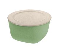 Koziol Connect bowl/basin with lid 4 L biocircular thermoplastic Nature leaf green