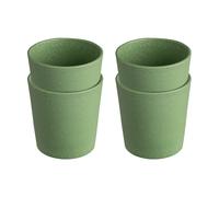 Koziol Connect cup S 19 cl 4-pack Natural leaf green