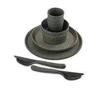 Koziol Connect Helsinki service set 10 pieces Natural ash grey