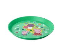 Koziol Connect Plate Peppa Pig Pop Small Plate for Children from 6 Months for Breakfast, Small Meals and Snacks Biocircular Plastic, Dishwasher Safe (Organic Spring Green)
