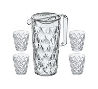 Koziol 4007535 Crystal Mug, Jug, Plastic
