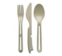 koziol Cutlery Set 3-Pieces KLIKK Nature Desert Sand