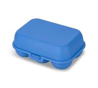 Koziol EGGS TO GO MINI Egg Box for 6 Eggs, Transport Box, Storage Box, Biocircular Plastic, Stackable, Dishwasher Safe, Kitchen, Household, Camping (Strong Blue)