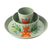 Koziol Kids Set Harry Small Plate + Bowl + Cup Organic Green