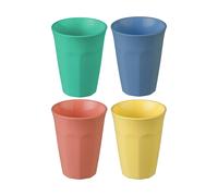 Koziol Nora cup M 30 cl 4-pack Blue-coral-green-yellow