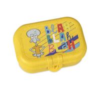 Koziol Pascal Ready Mini Spongebob Lunch Box Set | Lunch Box with Clip Closure | for Children | Biocircular Plastic Shatterproof Dishwasher Safe | School Nursery (Organic Honey Yellow)
