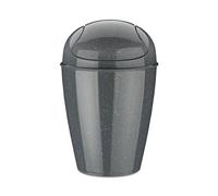 Koziol Small Waste Bin for Bathroom XS 24 cm 2L Grey Plastic 100% Recycled