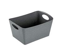 Koziol, storage box, organizer, container, tub, plastic, material, Recycled Nature Grey