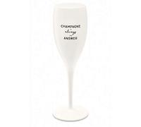 Koziol Superglas 100ml with Print Cheers NO. 1 Champagne is The Answer