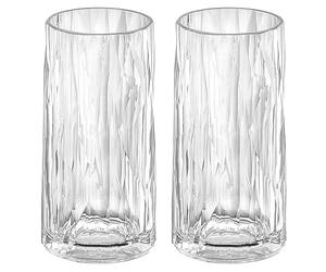 Koziol Superglas 300ml Club No. 8 Set of 2