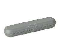 Koziol Twist Cutlery Case without Cutlery, Cutlery Box to Go, Outdoor Cutlery Container for Camping, Travel, Reusable Cutlery Packaging, Cutlery Bag, Cutlery Box (Nature Ash Grey)
