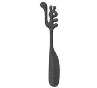 Koziol YUMMI Spreading Spoon for Children and Adults for Chocolate Spreads, Jam, Cream Cheese and More Biocircular Plastic, Dishwasher Safe, Kitchen (Natural Ash Grey)