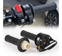 Kozlira Twist Throttle Grip with Cable and Spare Right Handlebar Grip Fit for Sur Ron Ultra Bee, Electric Throttle Handle Assembly, High-Response Ebike Accelerator for Surron Electric Dirt Bike