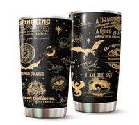 Kozmoz Inspire Basgiath Gifts - War College Tumbler - Fourth Dragon Rider Book Mug - Fantasy Bookworm Cup - Dragon Wing 20 Oz Tumbler - Wing Gifts For Book Lovers on Christmas, Birthday