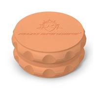 Kozo 2.5" Spice Grinder 2-Piece, Strong Grip By Kozo. (Orange)