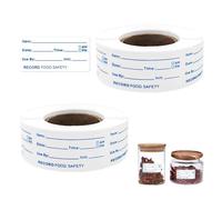 KOZOY Freezer Labels for Labelling, Pack of 1000 Self-Adhesive Fridge Preserving Labels 50 x 25 mm Removable Date Freezer Labels Removable Jam Jar Stickers Kitchen Household Labels
