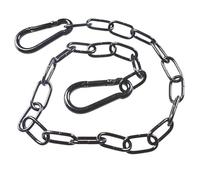 KOZOY Gate Chain Lock, 20-Inch Stainless Steel Gate Chain Lock with Dual Carabiners, for Outdoor Fences, Pet Cages, Horse Goat Cow Corral Supplies