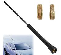 KOZOY Universal Car Antenna Replacement, AM/FM/DAB Radio Aerial Mast, Car Antenna with 2 Screws, 23cm Radio Signal Booster Rod for Vehicles