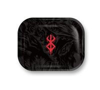 KOZUKI Anime Rolling Tray Ash Tray Premium Metal Gold Plating Jewelry Decorative Table Serving Trendy Gifts (Guts), KKTRAY02