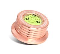 KozyOne Record Weight Stabilizer, Turntable Disc Record Stabilizer Clamp with Bubble Level for Vinyl LP Record Player (Rose Gold)