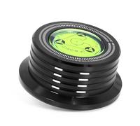 KozyOne Record Weight Stabilizer, Turntable Disc Record Stabilizer Clamp with Bubble Level for Vinyl LP Record Player (Black)