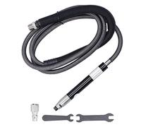 KP 6091 Pneu Grindin, Air Die Grinder Kit, 65000RPM Speed Engra Tool with 3mm Collet, Portable Pencil Type Air Grinder for Car, Polishing, Includes Ector and Wrenches (Japanese Style)