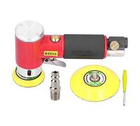 KP - 681 Mini Pneumatic Polisher, Air Sander Kit with 3mm Deflection Diameter, 15000rpm High Speed Sandpaper Machine, Elbow Design for Narrow Space Polishing, Includes Grinding Dis (EU Style)