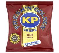 KP Beef Crisps (48 x 25g Bags)