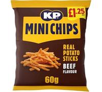KP Beef Mini Chips 60g - Box of 20 (Price Marked)