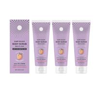 KP Bump Eraser Body Scrub with 10% AHA,Keratosis Pilaris Exfoliator with Glycolic and Lactic acids,Helps Reduce Chicken Skin Bumps,Safe for Sensitive Skin (3PC, 100g)