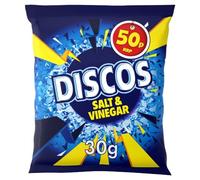 KP DISCOS SALT & VINEGAR CRISPS 30x34g