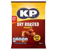 KP Dry Roasted Peanuts 16 x 65g Bags