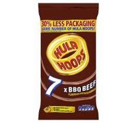 KP Hula Hoops BBQ Beef Snacks 7 X 25G