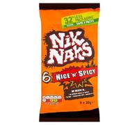 KP Nik Naks Nice 'n' Spicy 6 Pack 120g