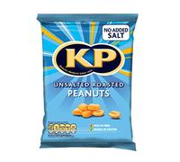 KP Nuts Multipack Box of Unsalted Peanut Reclose Share Bags, 15 x 250g