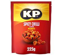 KP Nuts Spicy Chilli Flavour Peanuts, 8 x 225g