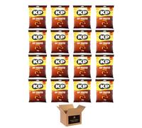 KP Peanuts Original Salted & Dry Roasted - Classic British Roasted Nuts, High Fibre Protein, Vegetarian Snacks | for Sharing, Party, Movie Nights | (Case of 16, Dry Roasted £1.35 65g)