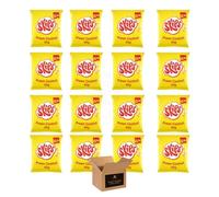 KP Peanuts Original Salted & Dry Roasted - Classic British Roasted Nuts, High Fibre Protein, Vegetarian Snacks | for Sharing, Party, Movie Nights | (Case of 16, Skips Prawn Cocktail £1.35-45g)