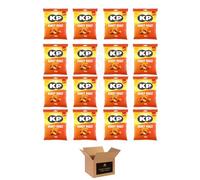 KP Peanuts Original Salted & Dry Roasted - Classic British Roasted Nuts, High Fibre Protein, Vegetarian Snacks | for Sharing, Party, Movie Nights | (Case of 16, Honey Roast £1.35 65g)