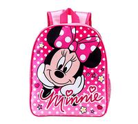 KP Pharma Minnie Mouse Premium Backpack for Kids featuring Dynamic Pink Design