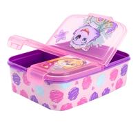 KP Pharma Paw Patrol Skye Multi Compartment Sandwich Box for Kids - Durable, BPA-Free Lunch Box with 3 Compartment & Secure Lid - Perfect for School, Picnics, or Snacks On-The-Go