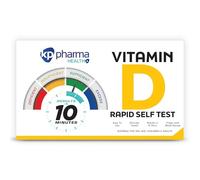 KP Pharma Vitamin D Test Kit, Check for UV Deficiency & Insufficiency Level at Home, Clinically Tested, Certified by CE, Easy and Quick Test Kit for Accurate Results - 2 Vitamin D Testing Kit