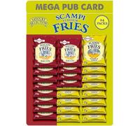 KP Pub Snack Bundle: Scampi, Bacon Fries, Salted Cashew Nuts, Pork Scratchings (Pack of 24, Bacon & Scampi)