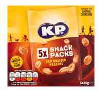 KP Snacks Dry Roasted Peanuts 5*30g