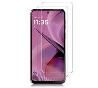 KP TECHNOLOGY {2 PACK) Moto G55 5G Premium Quality Genuine Tempered Glass Explosion & Shatter Proof Screen Protector Guard Cover for Motorola Moto G55 5G