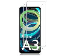 KP TECHNOLOGY {2 PACK) Redmi A3 Premium Quality Tempered Glass Screen Protector, Shatter Proof Glass High Transparency Screen Guard for Xiaomi Redmi A3