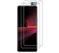 KP TECHNOLOGY {2 PACK) Xperia 1 III Premium Quality Genuine Tempered Glass Explosion & Shatter Proof Screen Protector Guard Cover for Sony Xperia 1 III