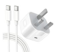 KP TECHNOLOGY 20W USB-C Charger for Huawei MatePad 11.5 2025 / MatePad Pro 12.2 / MatePad 12 X / 11.5" S / 11 SE/Pro 13.2 / Paper / 10.4/11, (USB C Power Plug + Fast Charging Cable) (WHITE)