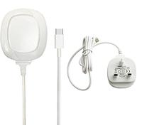 KP TECHNOLOGY 2A Charger for HMD Terra M/HMD 2660 Flip/HMD Barça 3210/110 / 105 / Barbie/Nokia 3210/235 / 225/215, TYPE C 3 Pin Mains Wall Charger Adapter (WHITE)